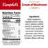 10.5 oz (8 Pack) Campbell's Condensed Cream of Mushroom Soup, Can