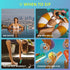 '-150mg (Pack 12) GORGIE Tropical Variety, Sugar-Free Natural Energy Drink Sparkling, Healthy Energy Drinks - Green Tea