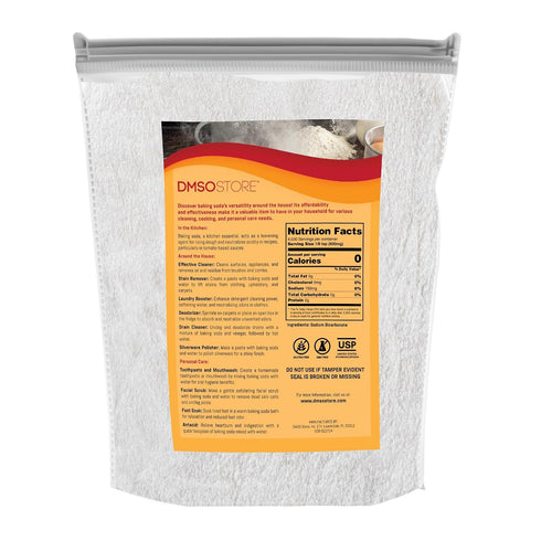 5 lbs. Baking Soda Pure Sodium Bicarbonate Versatile Kitchen Essential for Baking, Cleaning, and More! Perfect