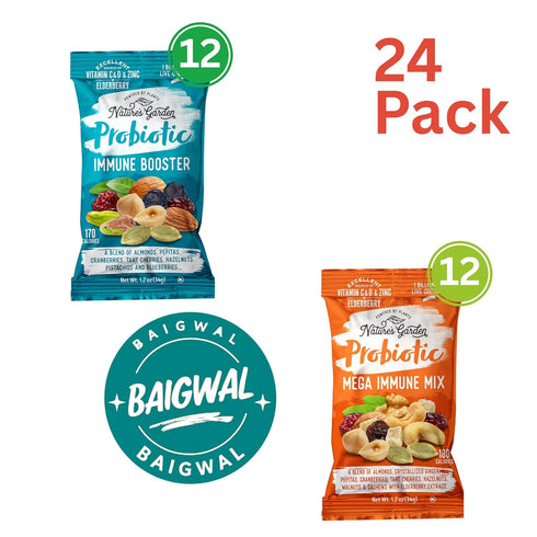 Immune Packs, 28.8 oz, 24 Count, 1.5 Nature''s Garden Probiotic Snack Pound by baigwal