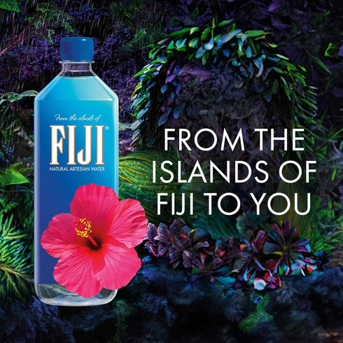 1 33.8 (Pack 6) FIJI Natural Artesian Bottled Water Liter / Fl Ounce
