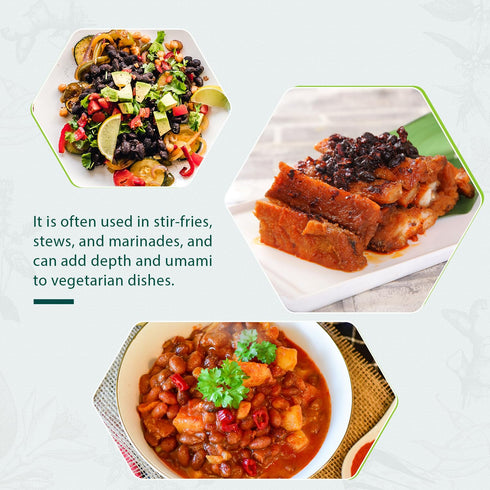 15.9 oz (226g*2 Pack), Soeos Salted Black Bean Spiced, Chinese Fermented Black Beans, Flavor Enhancer for Stir-Fries