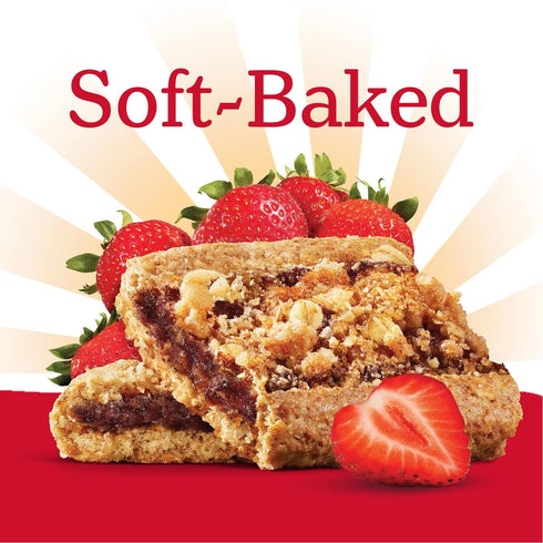 KD Chocolates 14.1 oz, 10 Count Nature's-Bakery Oatmeal Crumble Strawberry Breakfast Snack Bars, Whole Grains, Real