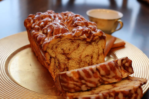 Sweet Paradise Fine Foods 20 (Pack 2)) Gourmet Cinnamon Bread | All Natural, Sweet, Delicious, Moist, Unsliced, Freezer