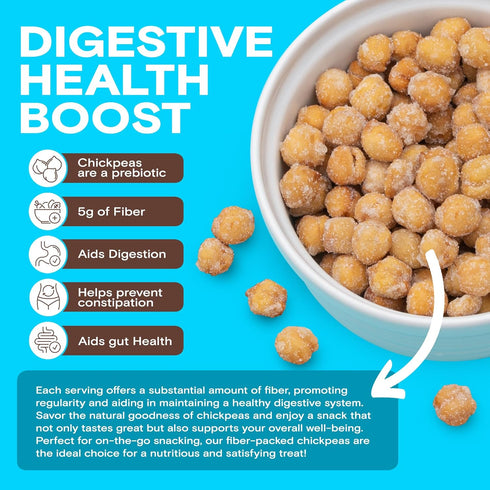 8-Pack, 5 BIENA Chickpea Snacks - Crunchy Roasted Chickpeas - High Fiber Protein Snacks for Adults and Kids - Ounce