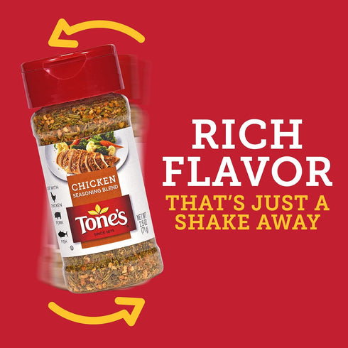 Tone's Chicken Seasoning Blend, 2.50 oz