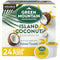 Green Mountain Coffee Roasters Island Coconut, Single-Serve Keurig K-Cup Pod, Flavored Light