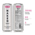 12oz (Pack 12) Naked Sparkling Energy Drink - Strawberry Lemonade, Organic Caffeine, Organic Lemon Juice, Zero Sugar