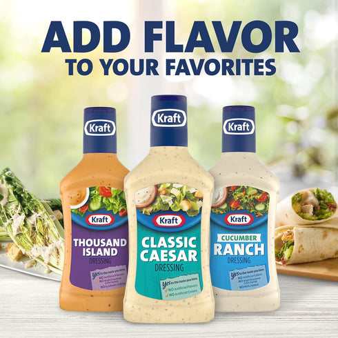 Kraft 16 oz (Pack 2) Salad Dressing, Caesar