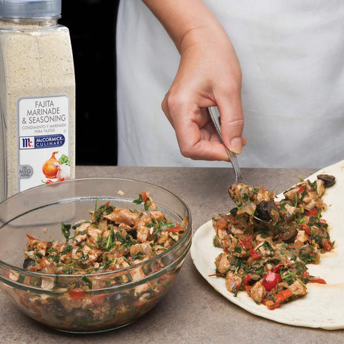 McCormick Culinary Fajita Marinade & Seasoning, 30 oz - Great on Meats & Latin-Inspired Flavors