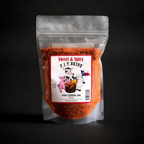 8oz Flavor-Packed FIT Brine - Sweet & Spicy, | Premium Meat Tenderizer & Seasoning | & All-Natural, Easy-to-Use