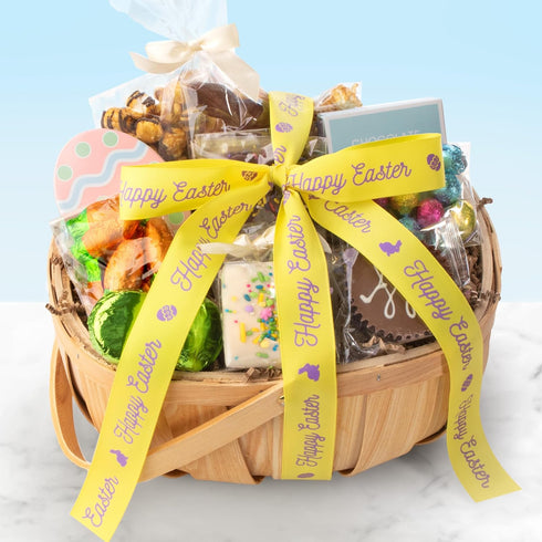 Delightful Easter Chocolate Basket - Festive Assortment by A Gift Inside