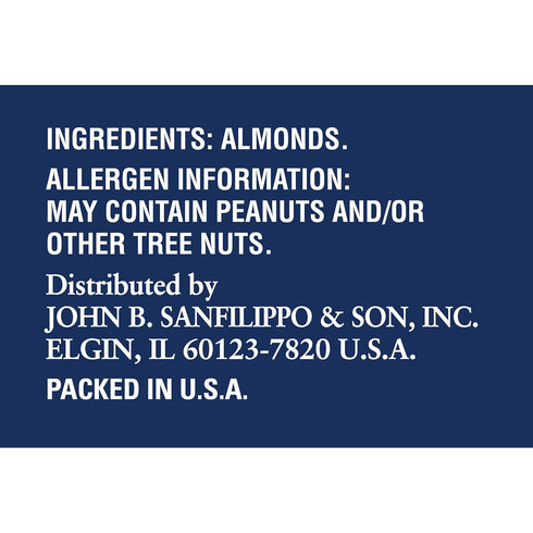24oz Fisher Chef's Naturals Unsalted Sliced Almonds Resealable Bag, Raw Nuts Perfect for Cooking, Baking & Snacking