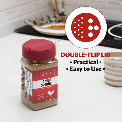 Eastanbul Anise Seeds Powder, 5.64oz Ground Anise Seed, Anise Powder for Baking, Anise Cookies & Anise Tea