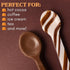 Pack 5 Needzo Ultimate Stirring Spoon Assortment, Chocolate and Caramel Edible Spoons for Hot Cocoa and Gourmet Gift