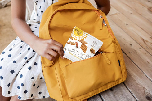 Packs Packs, 8 (Pack 4) Simple Mills Snack Honey Cinnamon Sweet Thins, Healthy Snacks for Kids, Individual Seed & Nut