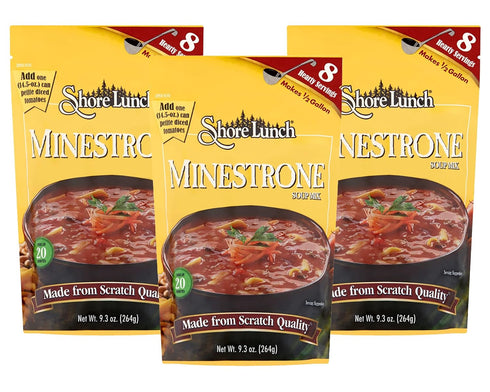 Shore Lunch Minestrone Soup Mix, 9.3000-ounces (Pack of3)
