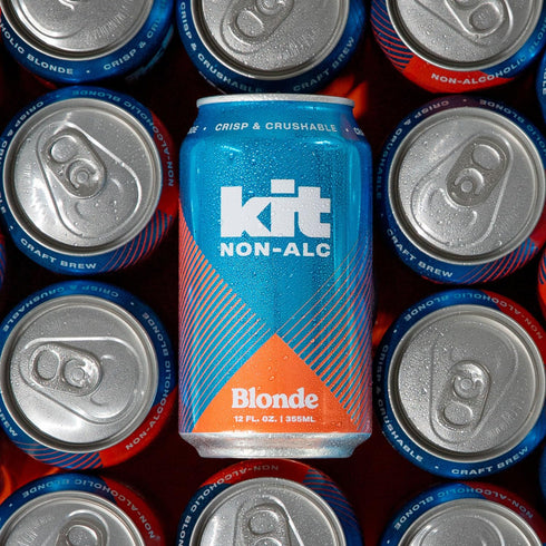 6 Pack, 12 OZ, 4 Kit Non-Alc - Non-Alcoholic Craft Beer Blonde - FL Simple Ingredients Gluten-Removed, Vegan Friendly