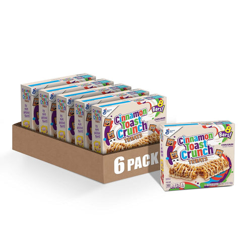 Cinnamon Toast Crunch Breakfast Cereal Treat Bars, Snack Bars, 8 ct (Pack