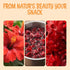 1 lb Packed Oh! Nuts Dried Hibiscus Flowers - - Dried Fruit - Whole Sweetened Dried Flowers - Dehydrated Fruit Bites