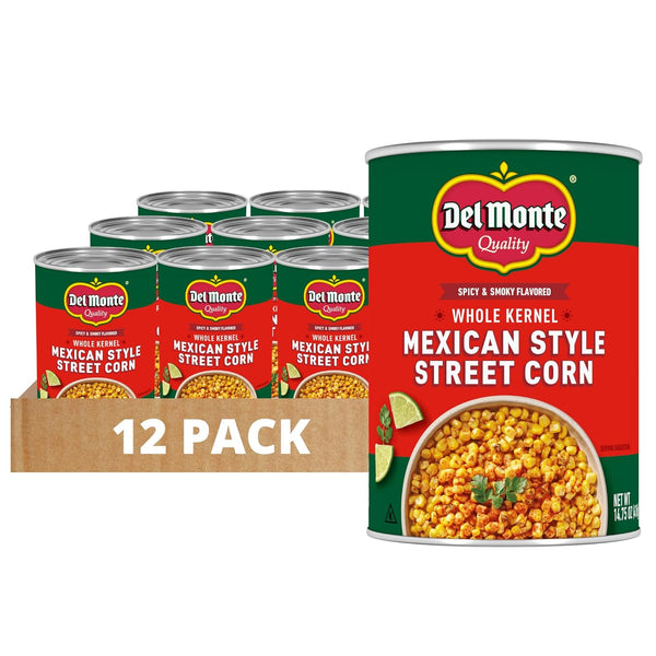 Del Monte Mexican Street Corn, 14.75 oz. Can (Pack of 12)