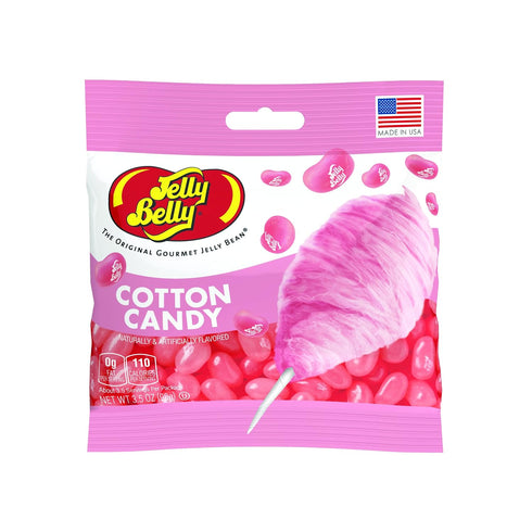 Jelly Belly Cotton Candy Jelly Beans Bags - 3.5 oz (12 Pack)