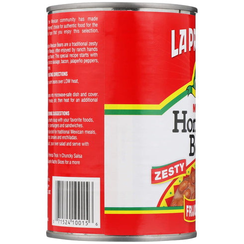 15 OZ. (Pack 3) La Preferida Mexican Foods Homestyle Beans, Frijoles Charros