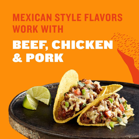 (1oz Packets Pack 24) Taco Bell Mild Seasoning Mix