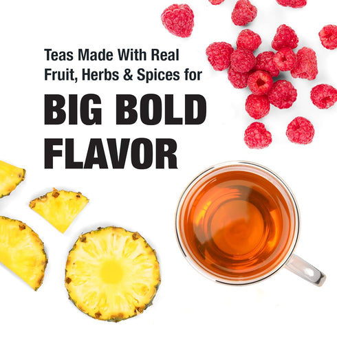 50 4oz Tiesta Tea - Passion Berry Jolt, Loose Leaf, Raspberry Passion Fruit Black Tea, Premium Caffeinated Blend, Make