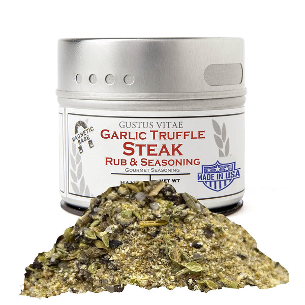 Garlic Truffle Steak Rub Seasoning | All Natural, Non GMO | Authentic