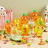 12pcs SYNCFUN Easter Candy Filled Eggs Shell Carrot, Chick and Bunny Shaped, Includes Duck, Chick and Bunny Shaped