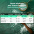 1LB 4X 30% Ocean's Taste Baja Sea Salt, Baja Mineral Sea Salt, Coarse Grain, More Minerals than Celtic Salt, Less