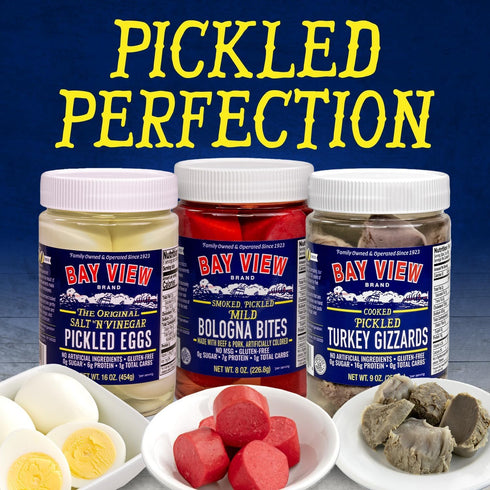 Hand-Packed, (16 (Pack 1), Bay View Pickled Asparagus, Crisp, Tender, and Perfect for Cocktail Garnish, Charcuterie