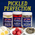 Hand-Packed, (16 (Pack 1), Bay View Pickled Asparagus, Crisp, Tender, and Perfect for Cocktail Garnish, Charcuterie