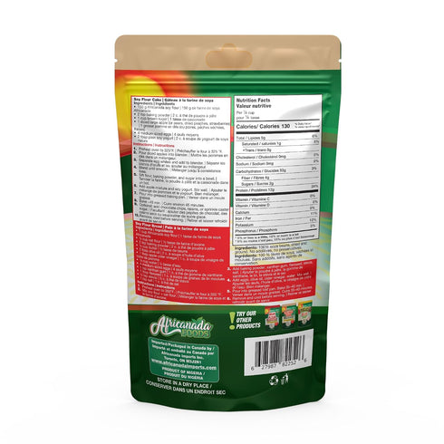Africanada Foods 453g 1lb 16 Africanada Soya Soy Bean Flour | for cooking, baking | | | ounce