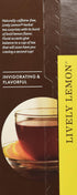 Farmer Brothers Lively Lemon Herbal Tea, Caffeine Free, 25 Bags