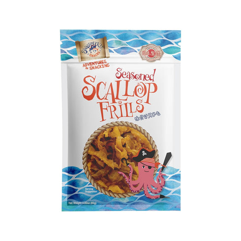 Seasoned Scallop Frills, Kaihimo 3.00oz (85g), Authentic Japanese Snack by Swashbuckle Snacks,