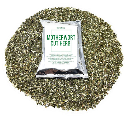 100% 1.41 oz/40 Motherwort Herbal Tea - Ingredients: Natural Motherwort, Cut & Dried Leonurus Cardiaca - Origin: Poland