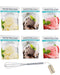 Nani Organics Ice Cream Mix. Vanilla, Chocolate and Strawberry. Each Pocket of 8 Oz