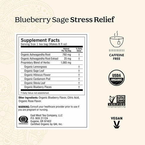 16 Pack (5 Packs) Set Yogi Tea Stress Relief & Relaxation Variety Sampler - Bags per - Organic Relaxing Tea Sampler
