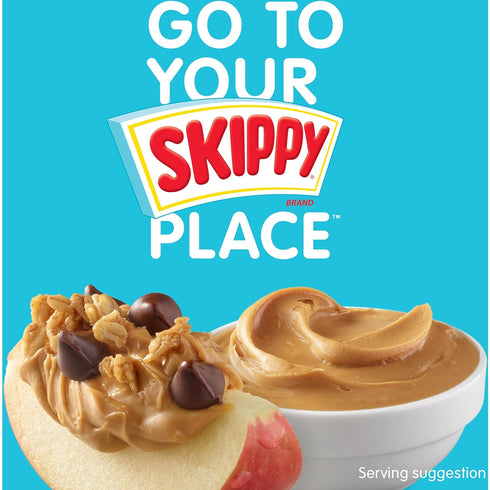 14 (Pack 6), 84 SKIPPY Peanut Butter Blended with Plant Protein, Chunky, Ounce of Ounce