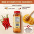 100% 12 oz ARs Hot Southern Honey, Chile De Arbol (Mild), REAL HONEY + REAL PEPPERS, Blend of Sweet Clover