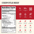 30 3 Pack Kettle and Fire Chipotle Beef Bone Broth, Keto, Paleo, and Whole Approved, Gluten Free, High in Protein