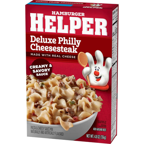 4.8 12 Hamburger Helper Deluxe Philly Cheesesteak, Ounces, per Case