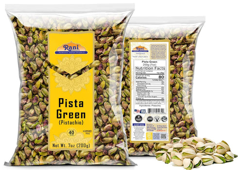 7oz (200g) Rani Pista (Pistachio) Green ~ All Natural | Gluten Friendly | Vegan | NON-GMO | Kosher | No Salt or fillers