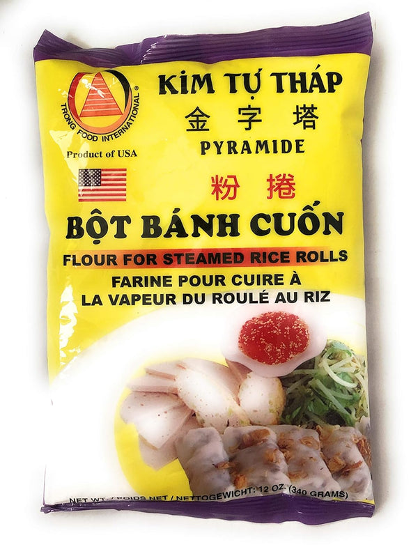 Pyramide Bot Banh Cuon (Flour for Steamed Rice Rolls) - 12oz (Pack of