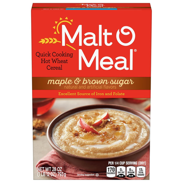 Malt-O-Meal Company Maple Brown Sugar Cereal, 28 oz