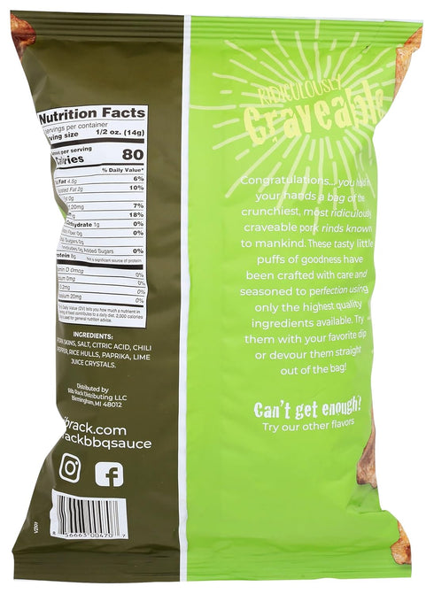 Chile Lime Pork Rinds Snack