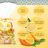 (12.35 Oz 350g Perle di Sole Candy from Italy - Italian Fruit Jelly Candy - Orange & Lemon Soft Candy Individually