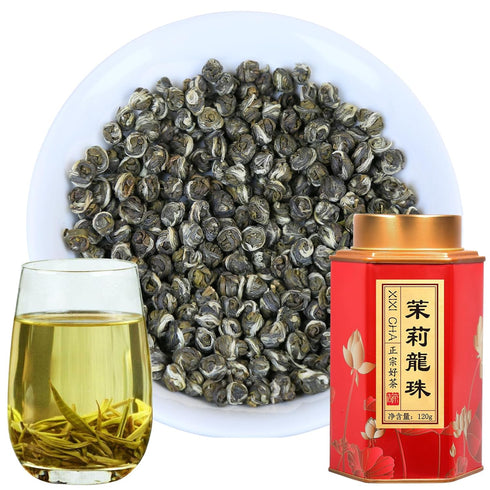 XIXICHA Jasmine Tea Jasmine Dragon Balls Grade AAA 5.29oz/150g Loose Leaf GreenTea